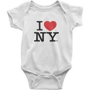 I Love NY Baby Bodysuit Officially Licensed Infant Snapsuit