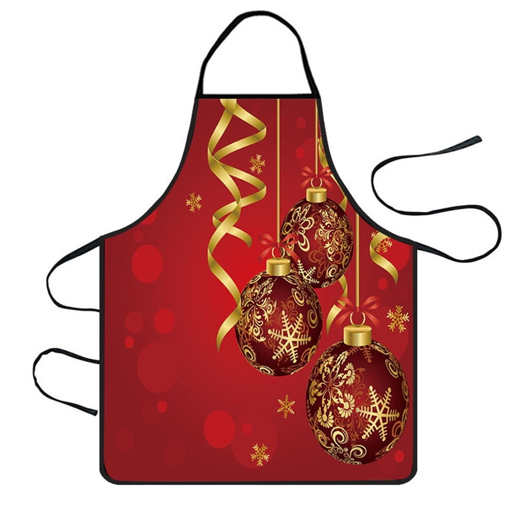 Tailored Christmas Decoration Waterproof Apron Kitchen Aprons Dinner