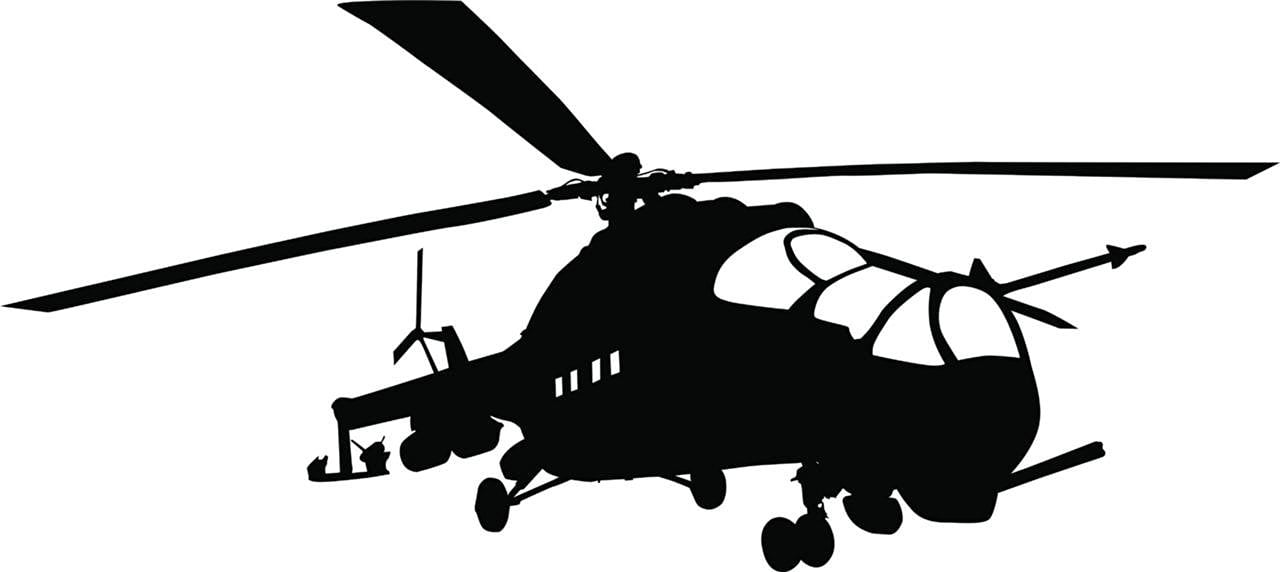 Do It Yourself Wall Decal Sticker Helicopter Kids Boys Bed Room Peel