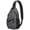 Spider Web Halloween-1, variant on Sling Backpack,Spooky Halloween Faces Pattern Sling Bag with Water Bottle Holder,Waterproof Sling Bag for Men/Women with Headphone Jack for Hiking,Travel