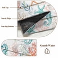 thumbnail image 6 of Large Area Rugs for Living Room Bedroom, Teal Red Seahorse Coastal 8'x10' Rug Washable Carpet Runner Indoor Outdoor, Vintage Nautical Beach Coral Starfish Non Slip Floor Mats Rug for Kitchen, Patio, 6 of 8