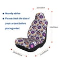thumbnail image 2 of Goofa record rock Skull star Printed Car Seat Covers, Automotive Seat Covers for Cars Trucks and SUVs, Quick Setup Universal Fit Elastic Seat Covers-1, 2 of 6