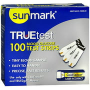 Sunmark TRUEtest Blood Glucose Test Strips - 100 ct