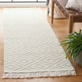 thumbnail image 2 of SAFAVIEH Marbella Chelsey Diamond Runner Rug, Ivory/Grey, 2'3" x 8', 2 of 8