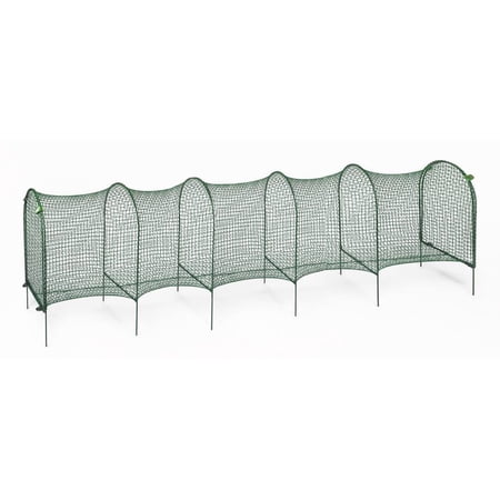Kittywalk Lawn Version Outdoor Dog Pen, Green, 120"L x 18"W x 24"H