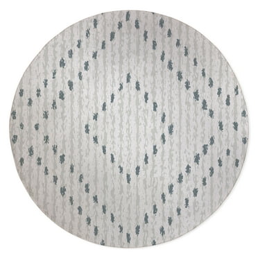 Parson White & Blue Indoor Floor Mat by Kavka Designs