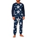 thumbnail image 2 of Pijama navideño para hombre, blusa y pantalones con estampado navideño a cuadros., 2 of 5