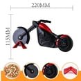 thumbnail image 3 of Innovative Motorcycle Pizza Cutter, Commercial Grade 430 Stainless Steel, Non-Stick Coating Ensures Effortless Cutting, Perfect For Gourmet Kitchens And Gifts, Dishwasher Safe,, 3 of 6
