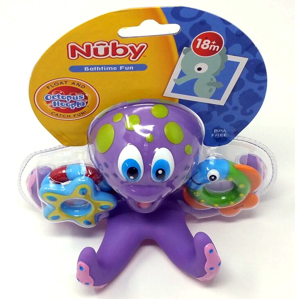 nuby octopus hoopla bathtime fun toys