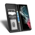 thumbnail image 7 of Luxury PU Leather Wallet For Galaxy S22 Ultra, Folio Premium Leather Phone Case with Kickstand Card Holder Magnetic Flip Shockproof Protective Cover for For Samsung Galaxy S22 Ultra, Black, 7 of 7