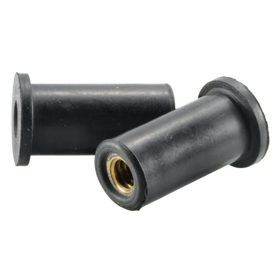 1/4"-20 x 1" Rubber Coarse Thread Well Nuts WNR-064 (7 pcs.)