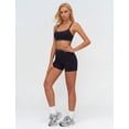 thumbnail image 7 of IBTOM CASTLE Layered Workout Sets for Women 2 Piece Polka Dot Sports Bra High Waist Shorts Gym Active Yoga Pilates Outfits Black, 7 of 7