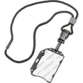 thumbnail image 2 of SKILCRAFT, NSN6660466, RFID Card Holder Lanyard, 12 / Dozen, Clear,Black Lanyard, 2 of 2