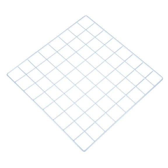 Uxcell 16"x16" Wire Grid Panel, 1 Pack Wall Grid Panels Board Photo Display Decor Hanging Organizer, White