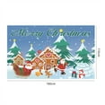 thumbnail image 2 of Christmas background banner, 100D polyester cloth scene decoration, 2 of 5