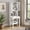 White, variant on DEALTOPS 70.9-Inch Slim Fold-Out Desk Cabinet with Bookshelf and Drawer, Convertible Writing Desk, Black