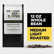 Ground Zero Coffee - Ethiopia Sidamo , Medium Light Roast, Whole Bean, 12 Ounce Bag