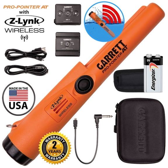 Garrett MS-3 Z-Lynk Wireless Headphone KIT with Pro Pointer AT Z-Lynk Pinpointer