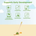 thumbnail image 4 of PlanToys® Wooden Push Along Duck Toy | Montessori Walking, Movement and Cause Effect Play Activity | Eco Friendly Pull and Push Toy for Early Development, 4 of 9