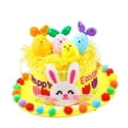 thumbnail image 4 of Kit de materiales para hacer gorros de Pascua para niños: manualidades de Pascua para proyectos de arte infantil Amarillo, 4 of 9