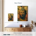 thumbnail image 4 of Elephant Stock Distressed Buddha Head Wall Art - Vertical Canvas Wall Art - Living Room Wall Decor - People Canvas - Brown And Gray Decor - 16" x 24", 4 of 8