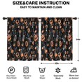 thumbnail image 2 of Blackout Kids Curtains,Halloween Skeletons and Pumpkins Childrens Insulated Curtains Set Of 2,Bedroom Essentials,Toddler Room Decor 42"x54", 2 of 5