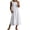 White, variant on Bxsruta Womens Casual Dress Sleeveless Midi Sundress Loose Summer Beach Dresses with Pockets