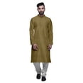 thumbnail image 1 of Atasi Party Wear Kurta Pajama For Men Mandarin Collar Ethnic Printed Kurta Set, 1 of 5