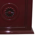 thumbnail image 3 of Southern Patio Colony 16 Inch Square Resin Outdoor Planter Urn, Oxblood Red, 3 of 9