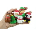 thumbnail image 3 of 24 Cute Christmas Characters - Mochi and Themed Wooly Hedge Porcupine Spiky - Fun Party Favor Toy - Christmas Winter (2 Dozen), 3 of 3