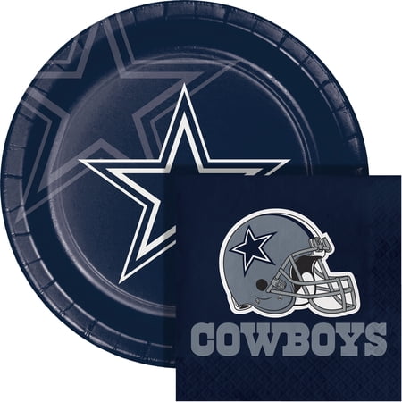 Dallas Cowboys Paper Plate and Napkin Party Kit 64 ct