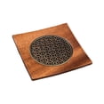 thumbnail image 2 of Tnarru Walnut Wood Teapot Mat Teapot Coaster Tea Accessory Decor Tea Serving Tray Tea Pot Holder for Office Household Indoor Kitchen , Circular, 2 of 8
