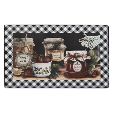 Achim Anti Fatigue Kitchen Mat 18" x 30", Mason Jars