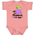 thumbnail image 3 of Inktastic Im So Grapeful for You with Cute Grapes Boys or Girls Baby Bodysuit, 3 of 5