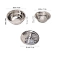 thumbnail image 3 of Rallador de lavabo multifuncional rallador de lavabo de drenaje rápido de gran capacidad 3 piezas para almacenamiento de alimentos ANGGREK Otros, 3 of 8