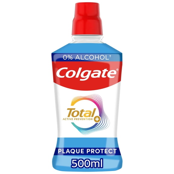 Colgate Total Plaque Protect Mouthwash, 500ml