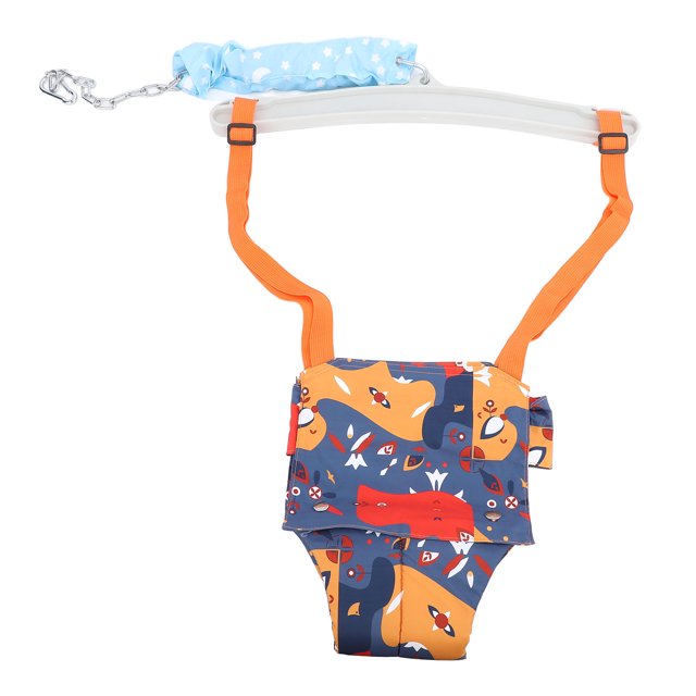 Columpio para puerta con parachoques para entrenamiento sensorial, saltador para bebés, dinosaurio rojo