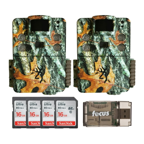 Browning Trail Cameras Strike Force Pro X 20MP IR Game Cam (2) w/ Cards