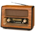 thumbnail image 1 of Radio vintage PRUNUS J-199 Bluetooth AM FM de onda corta de 15 W, 1 of 6