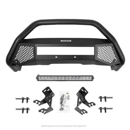 Go Rhino 5418620LT RC4 LR Bull Bar with Mounting Brackets, Single Row 20" Light Bar Kit For Chevrolet 14-15 Silverado 1500, Chevrolet 14-15 Silverado 1500, Chevrolet 14-15 Silverado 1500