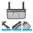 thumbnail image 4 of Uxcell Chair Armrest Organizer, Beach Chair Hanging Storage Pouch with 4 Pockets, Grey, 4 of 6