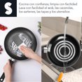 thumbnail image 4 of SIGNA Bateria De Sartenes De Aluminio Bateria De Cocina Con Revestimiento Antiadherente Juego De Ollas Y Sartenes Incluye Un Set De Cubiertos Completos 4 Personas 32 Piezas (Negra), 4 of 9