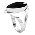 thumbnail image 2 of Natural Black Onyx Ring 925 Sterling Silver Handmade Jewelry, 2 of 9