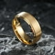 thumbnail image 3 of Alianza de boda King Will GLORY, 8 mm, carburo de tungsteno, oro de 14 quilates, 3 of 7