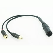 4 Pin XLR to RCA Female Cable Balanced Headphone Audio Adapter Cable 1FT 0.3M XLR Male
