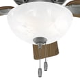 thumbnail image 6 of Restored Hunter Fan 44 inch Matte Silver Indoor Ceiling Fan with Light and Pull Chain for Bedroom, Living Room, Office, Basement, Kitchen (Refurbished), 6 of 9
