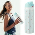 thumbnail image 2 of Owala Pillow Fight FreeSip Water Bottle - 24oz Sky Blue, 2 of 8