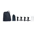 thumbnail image 2 of Yuarrent Toldo impermeable lona al aire libre Campingammock resistente a los rayos UV toldo parasol carpas negro morado, 2 of 6