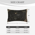 thumbnail image 5 of Haiem Pillowcase for Hair and Skin Queen - Starry Night Black Sheep Printed Soft Pillowcase with Envelope Closure-20"x30", 5 of 8