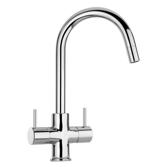 LaToscana  Elba Two Handle Pull-Down Kitchen Faucet Chrome/Clear Chrome Finish